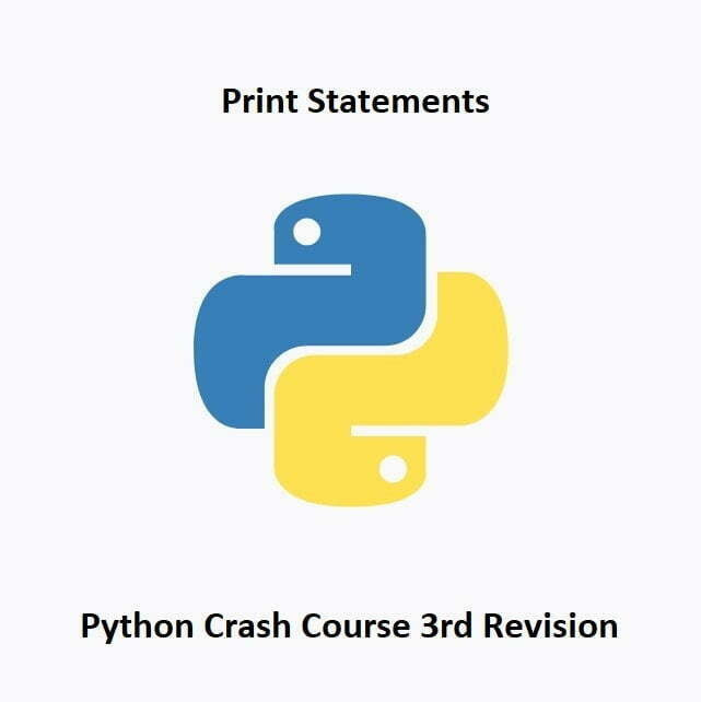 python Rev3 Print Statements
