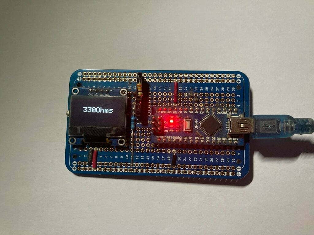 Arduino resistor tester